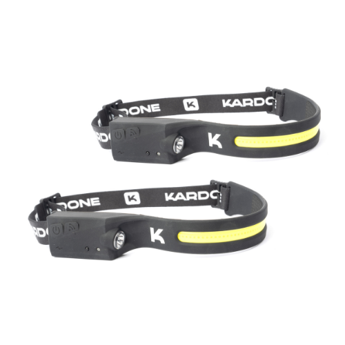 Kardone - Lampe frontale LED rechargeable USB lumière blanche ou rouge