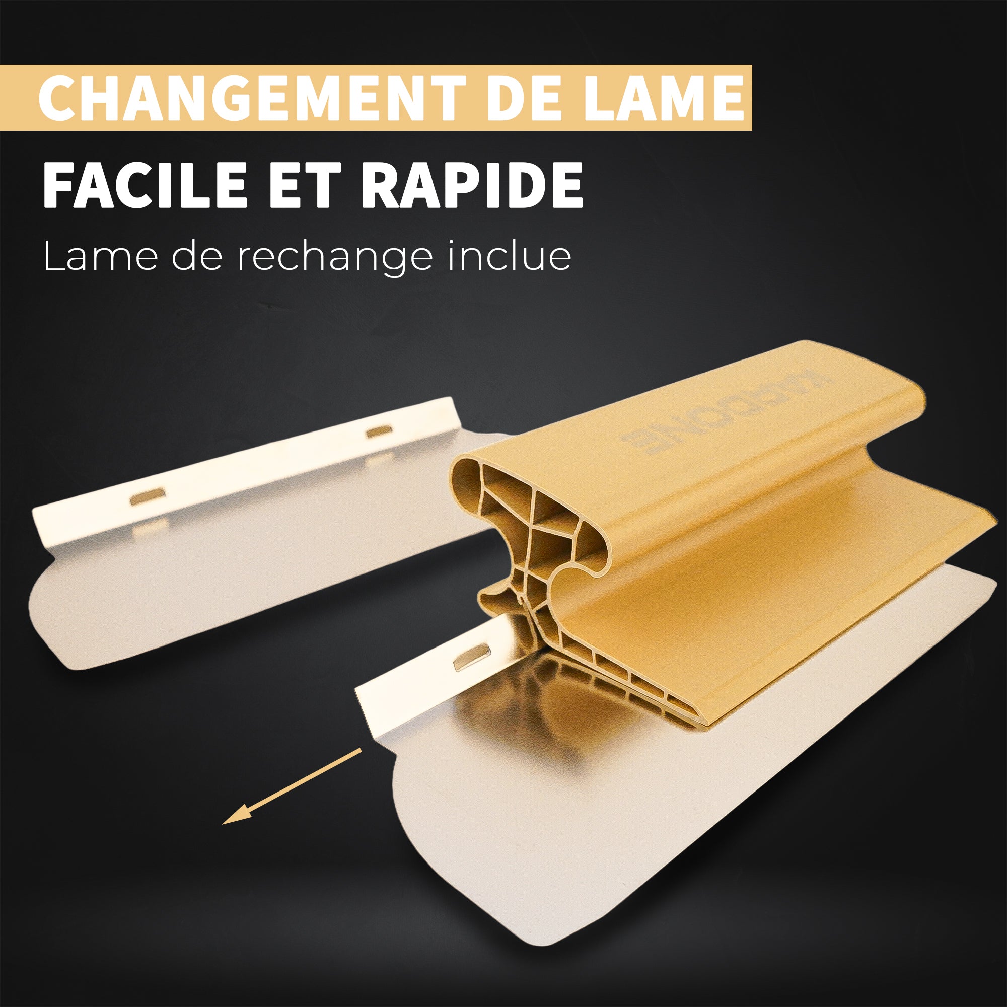 Lame à lisser et enduire Kardone