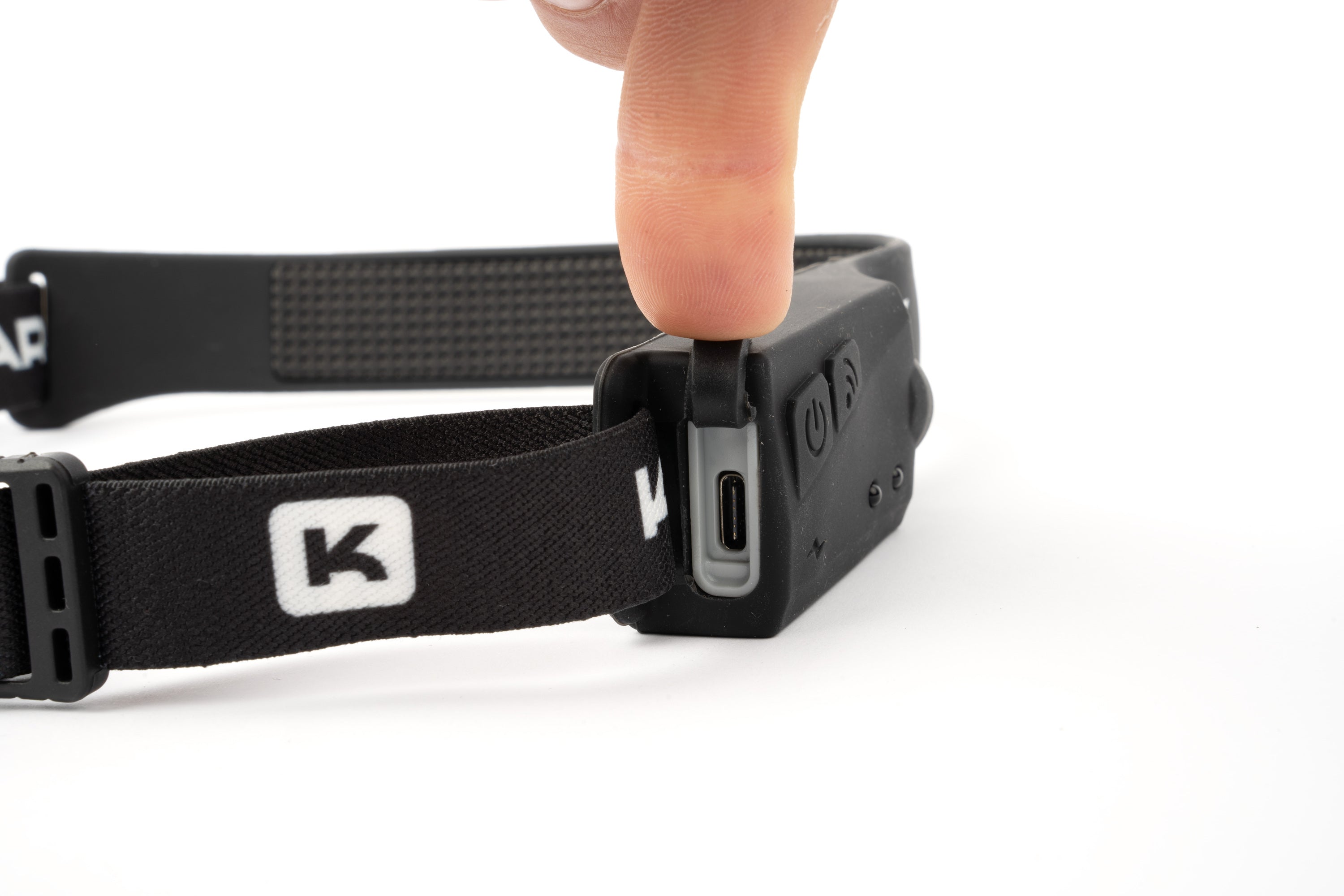 Kardone - Lampe frontale LED rechargeable USB lumière blanche ou rouge