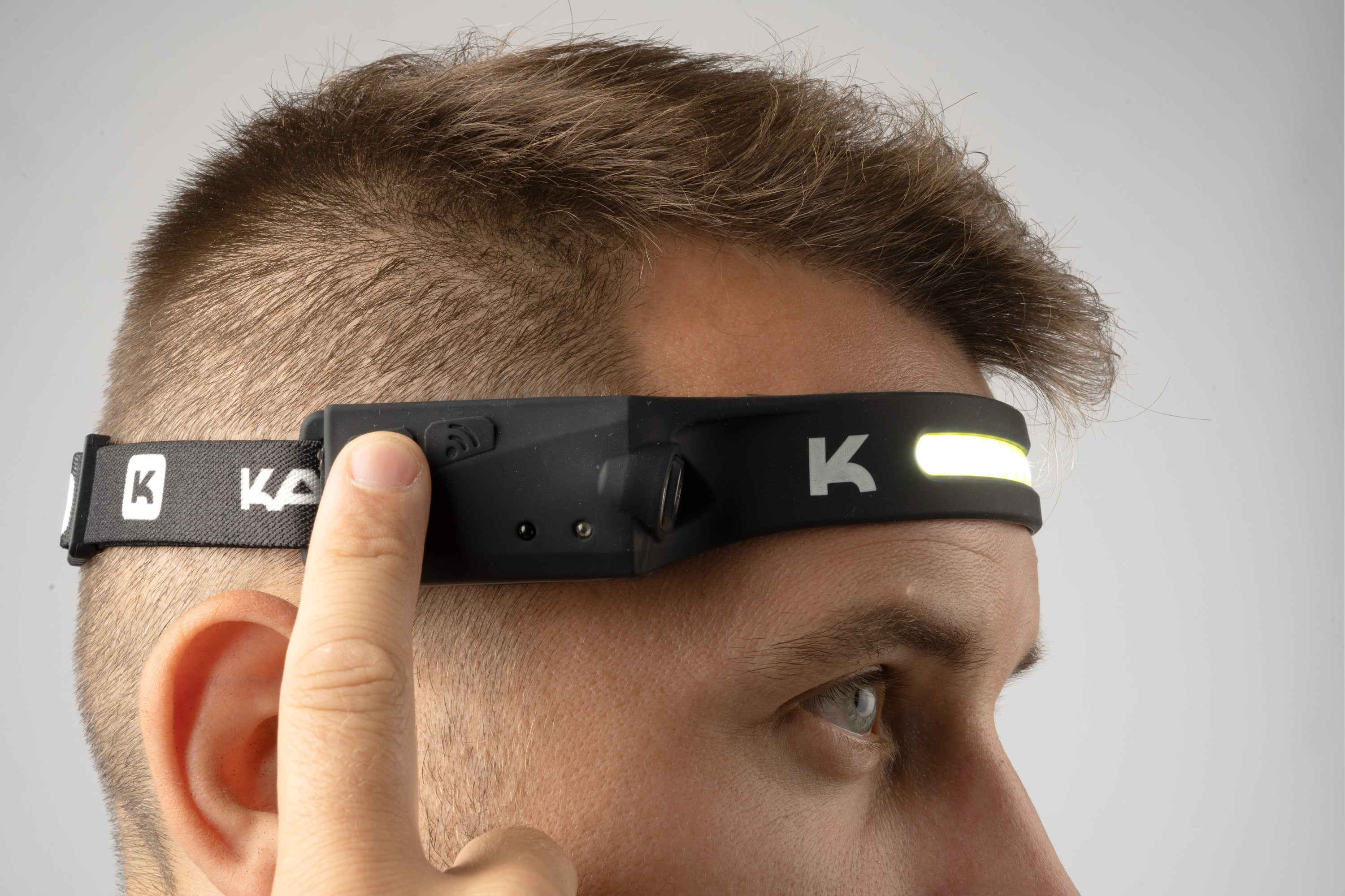 Kardone - Lampe frontale LED rechargeable USB lumière blanche ou rouge