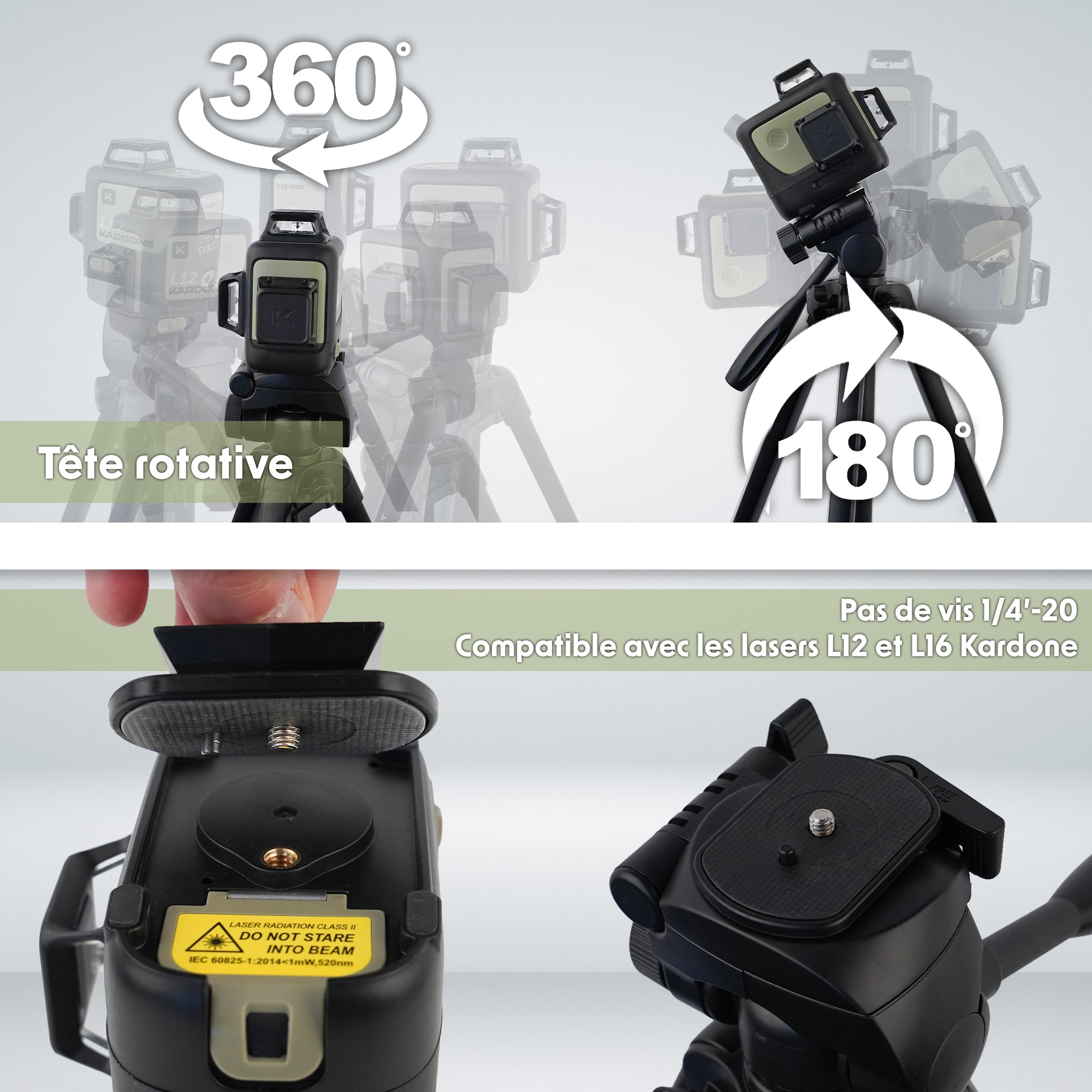 Trépied Kardone 151cm