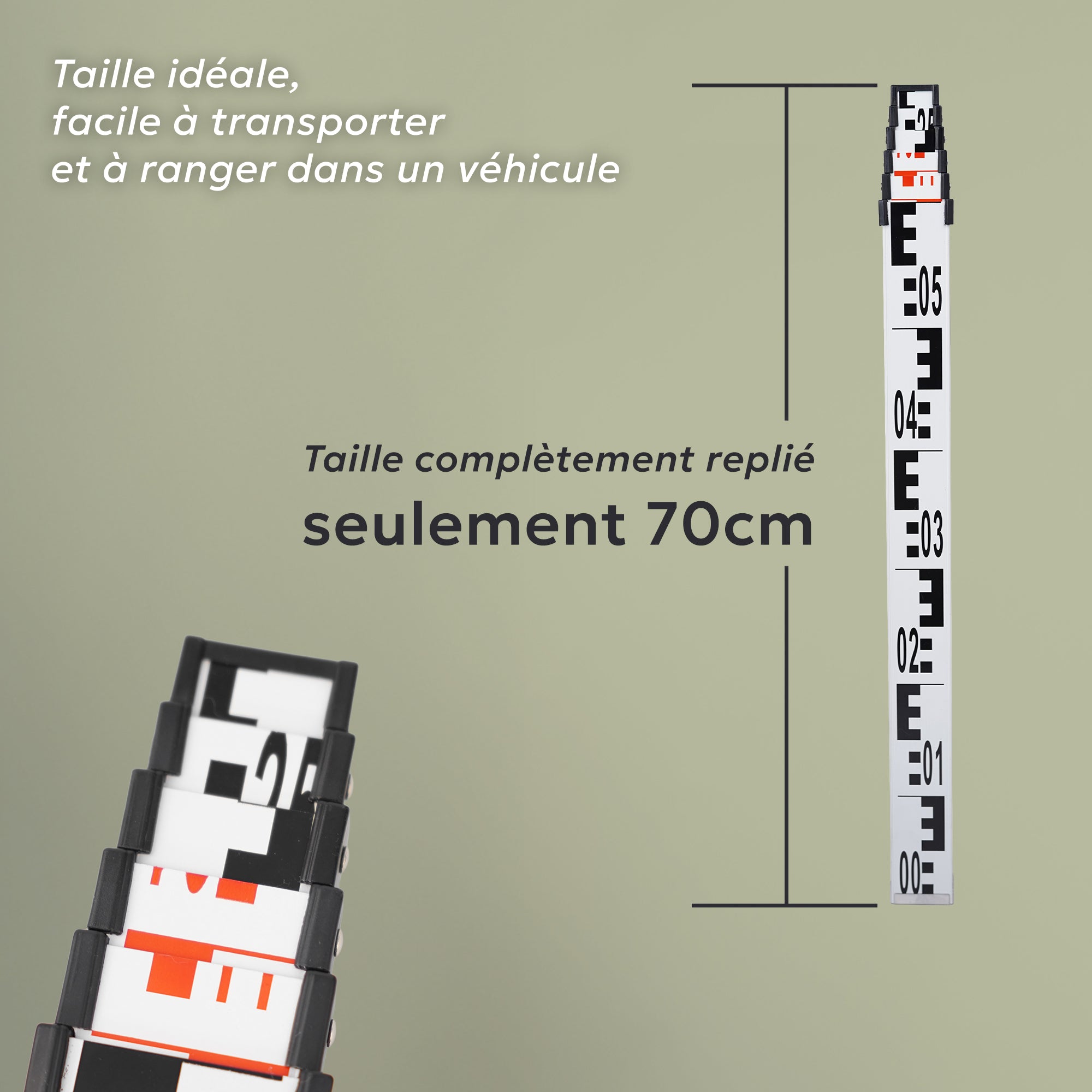 Mire télescopique 3M aluminium