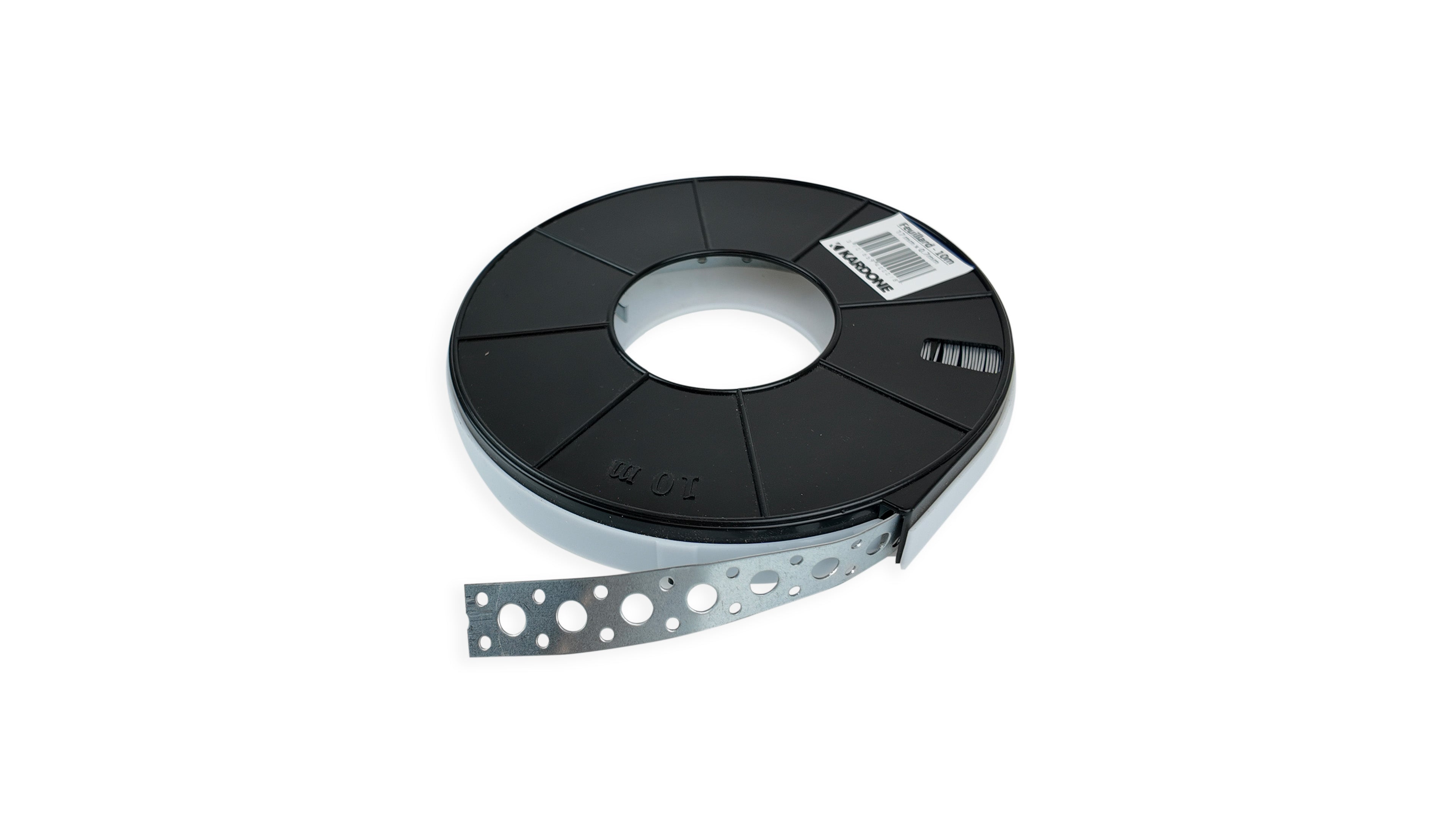 Feuillard Rouleau 10m - bande perforé 5 trous