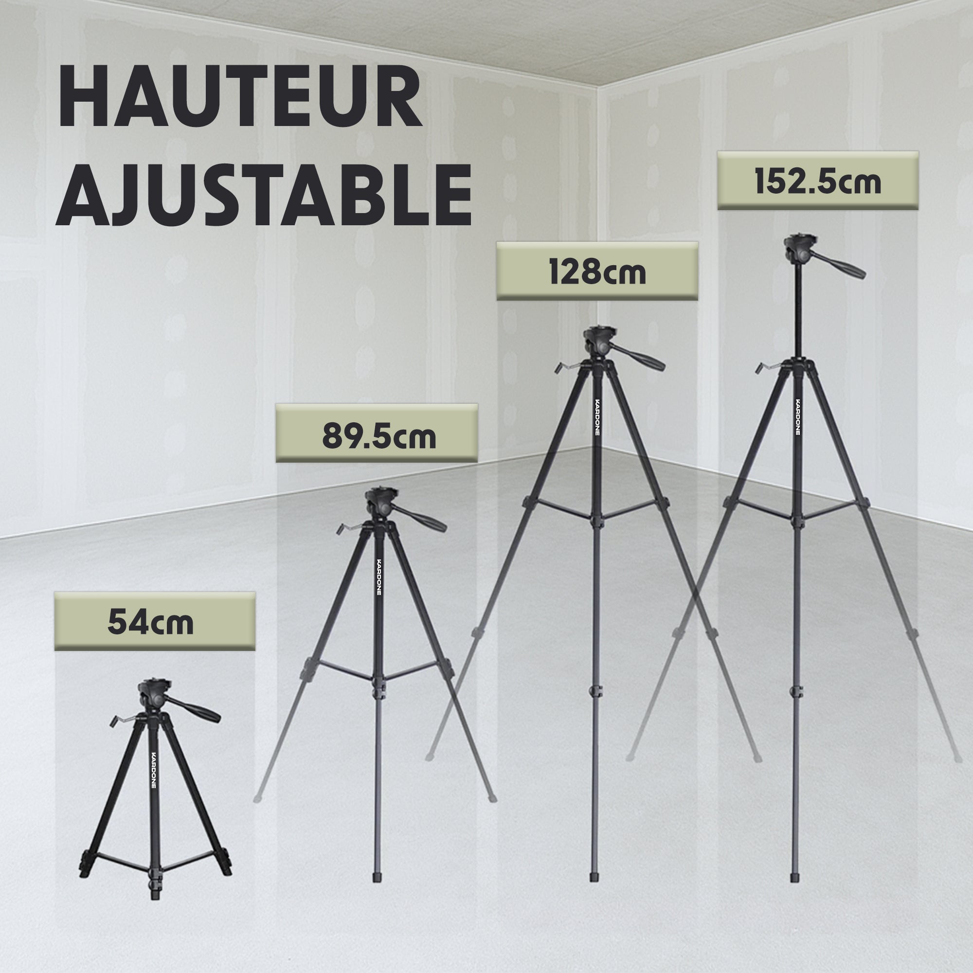Trépied Kardone 151cm