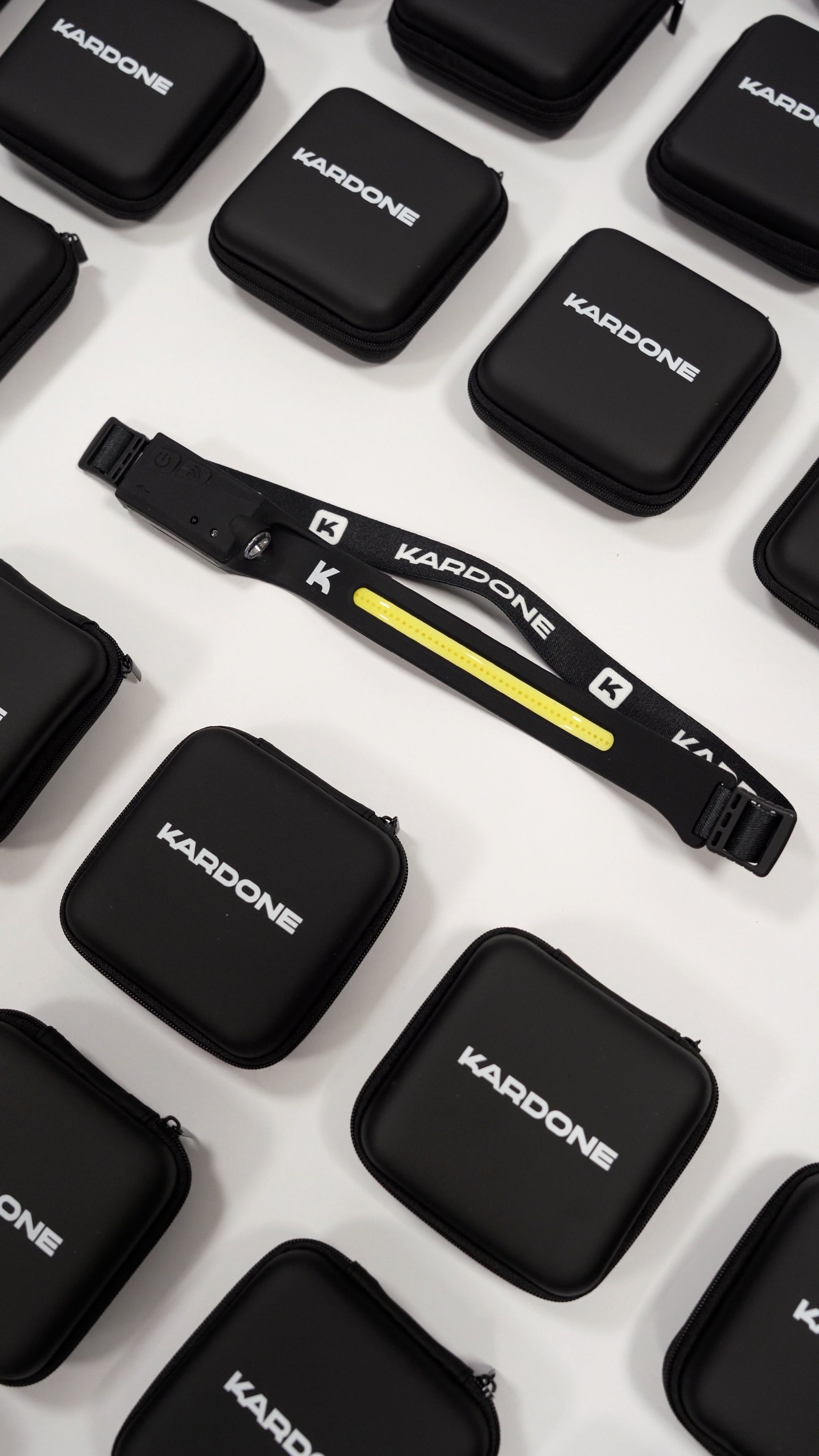 Kardone -  Lampe frontale LED rechargeable USB lumière blanche ou rouge