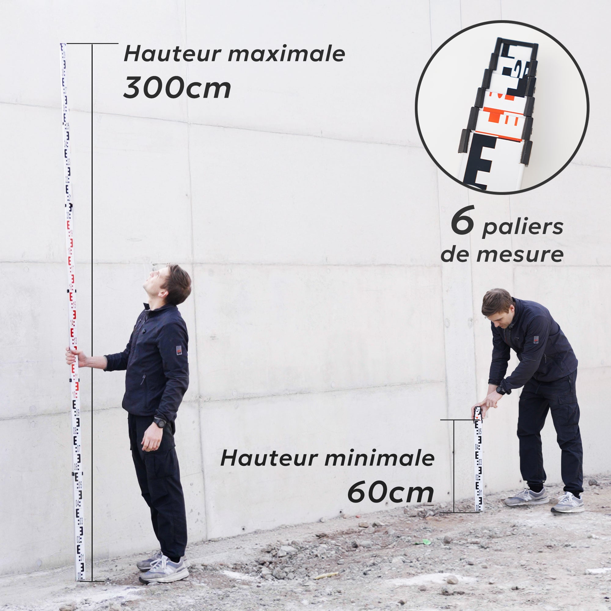 Mire télescopique 3M aluminium