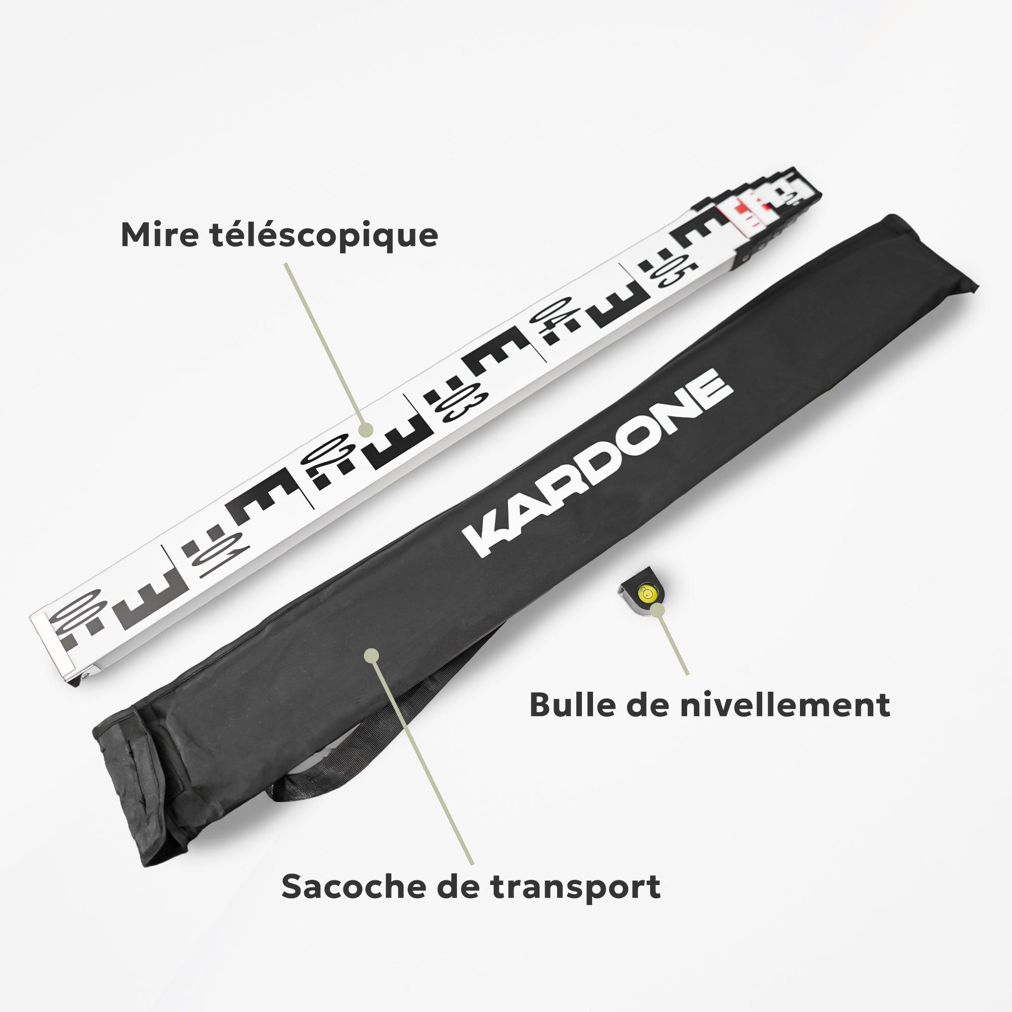 Mire télescopique 3M aluminium